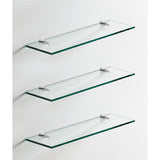 Kit de Repisas de Vidrio Templado 6 mm (2 o 3 piezas)