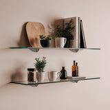 Repisas de Vidrio Sencillas 15×45 cm (2 o 3 piezas)