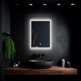 Espejo Rectangular Touch Esmerilado