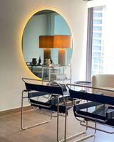 Espejo Circular Ahumado