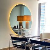 Espejo Circular Ahumado