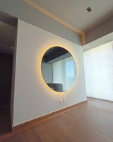 Espejo Circular Ahumado