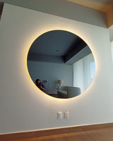 Espejo Circular Ahumado