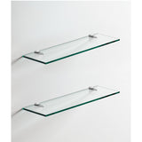 Kit de Repisas de Vidrio Templado con Grosor de 6 mm (2 o 3 pzas.)